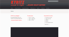Desktop Screenshot of kyritz.org