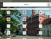 Tablet Screenshot of kyritz.de